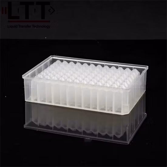 Consumíveis de laboratório Cryo Tube Rack 1,5ml 2ml com filme de vedação PCR com filme de vedação PCR